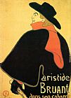 Aristede Bruand at His Cabaret by Henri de Toulouse-Lautrec